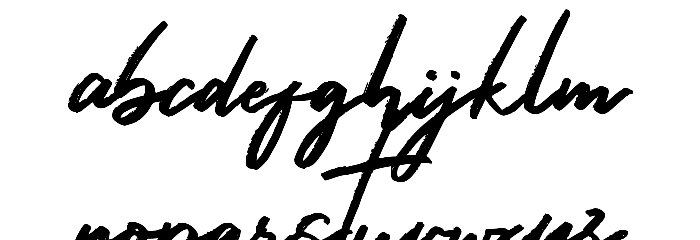 Hariston Font LOWERCASE