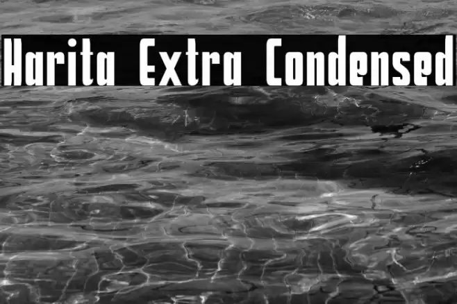 Harita Extra Condensed Font examples