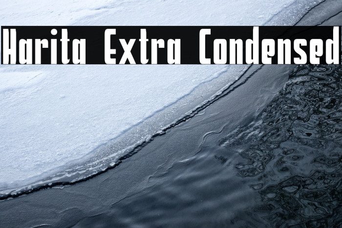 Harita Extra Condensed Example 2