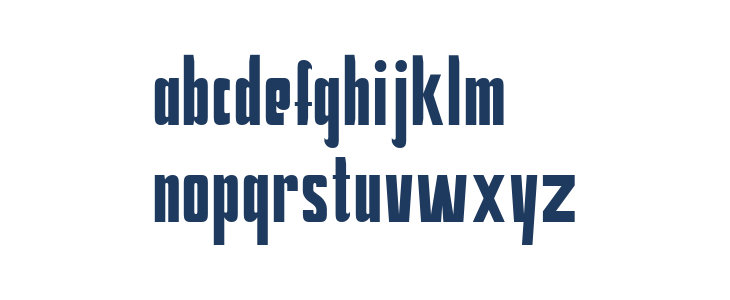 Harita Extra Condensed Lowercase