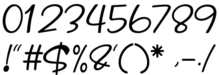 HarithDEMO Font OTHER CHARS