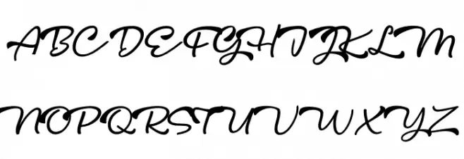 HarithDEMO 字体 大写