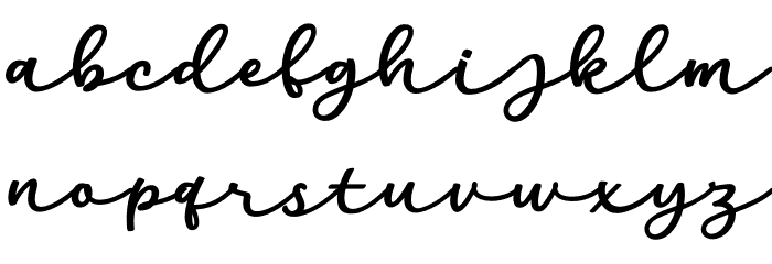 HarithDEMO Font LOWERCASE