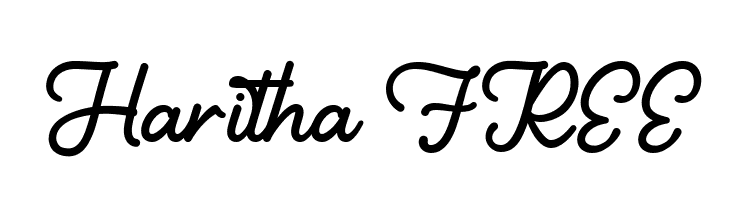 Haritha FREE  フリーフォントのダウンロード