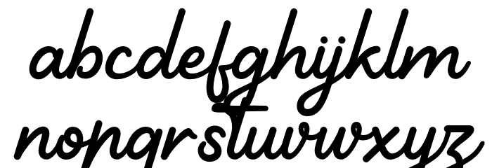 HarithaFREE Font LOWERCASE