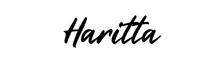 Haritta  font caratteri gratis