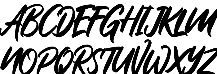 Haritta Font UPPERCASE