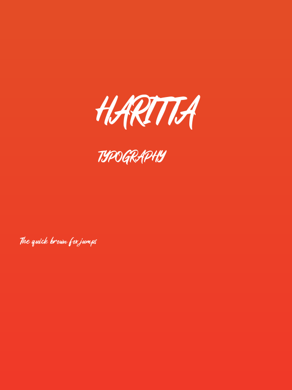 Haritta Poster