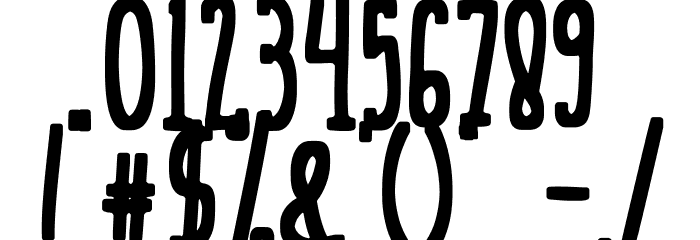 HarjunA Font OTHER CHARS