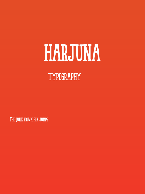 HarjunA Poster