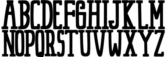 HarjunA Font LOWERCASE