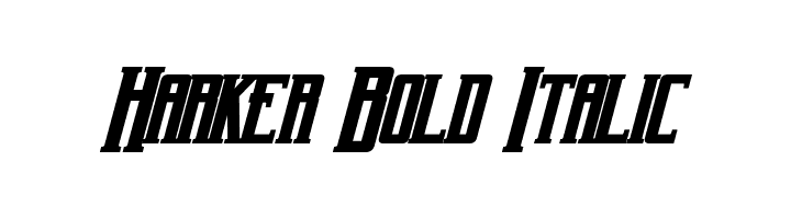 Harker Bold Italic Font