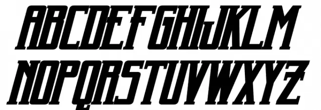 Harker Bold Italic Polices MAJUSCULES