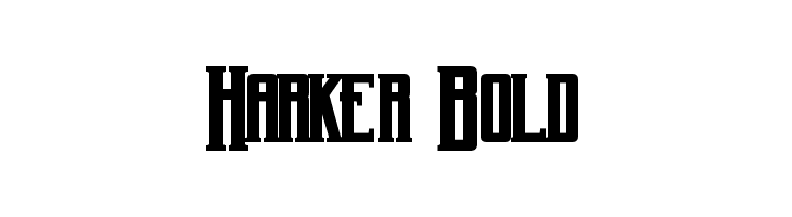 Harker Bold Font