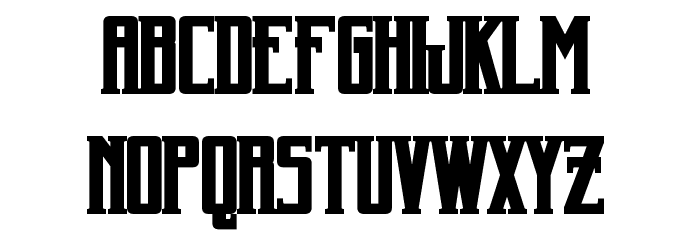 Harker Bold Font LOWERCASE