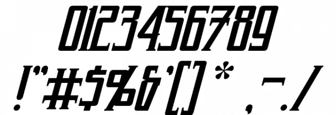 Harker Italic Font OTHER CHARS