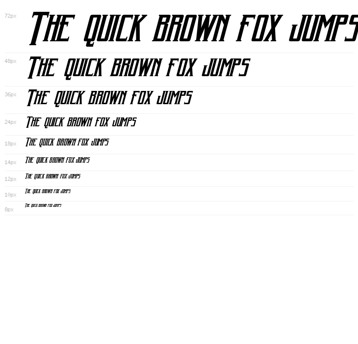 Harker Italic Waterfall