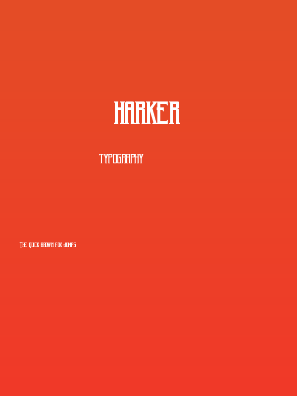 Harker Poster