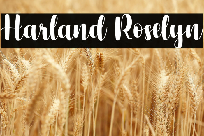 Harland Roselyn Example 2