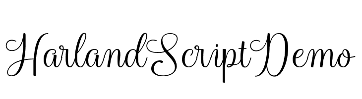 HarlandScriptDemo  font caratteri gratis