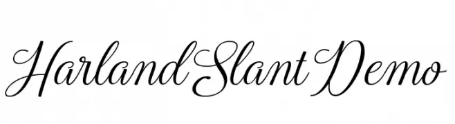 HarlandSlantDemo  Fuentes Gratis Descargar