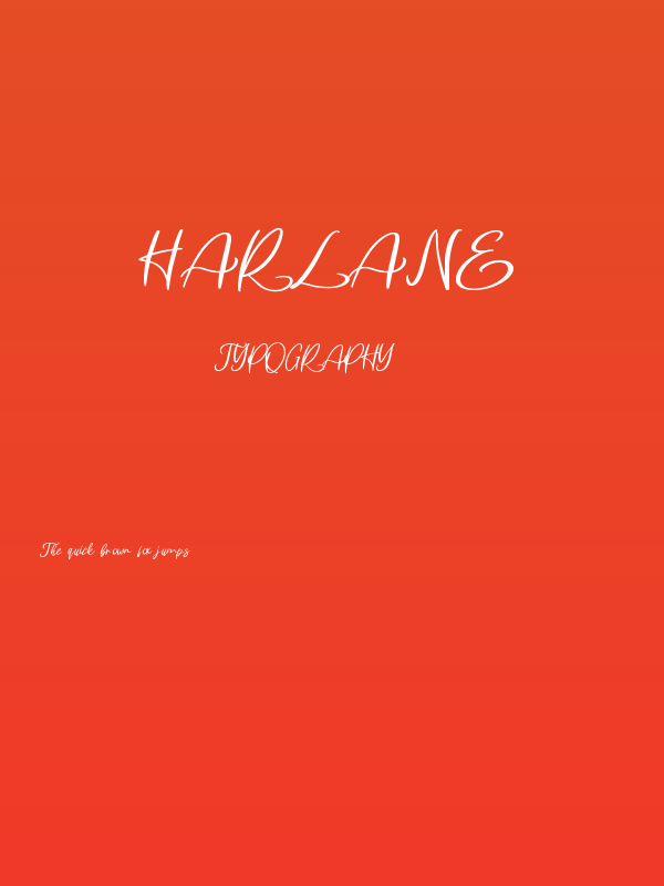 Harlane Poster