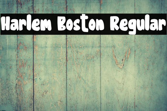 Harlem Boston Regular Example 1