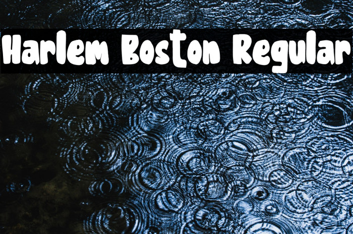 Harlem Boston Regular Example 3