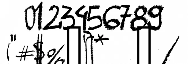 Harlem Clown Font OTHER CHARS