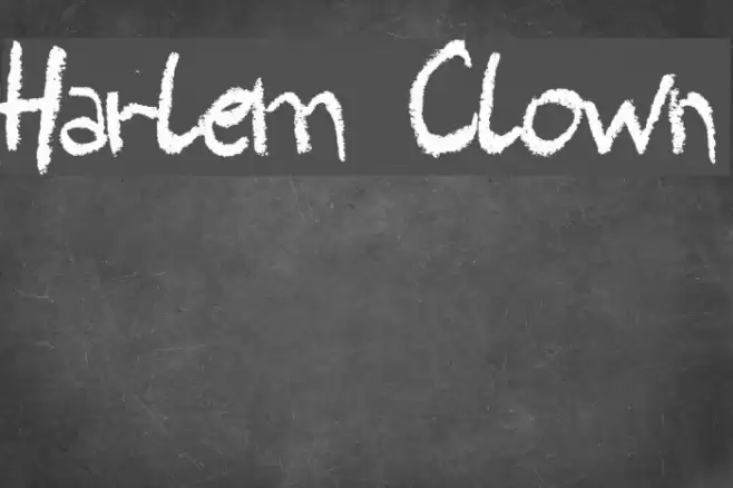 Harlem Clown Font examples