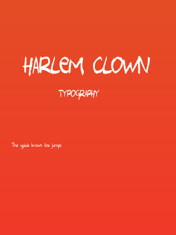 Harlem Clown Poster