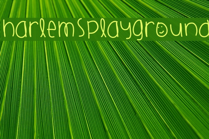 HarlemsPlayground Font examples