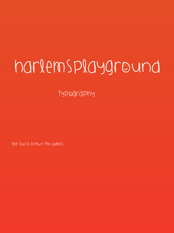 HarlemsPlayground Poster