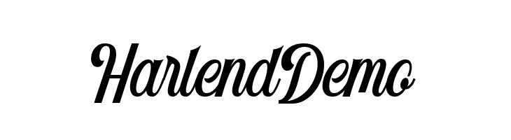 Harlend Demo  baixar fontes gratis