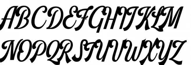 Harlend Demo Schriftart Groß