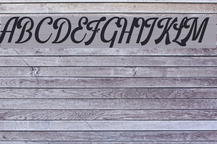 Harlend Demo Font examples