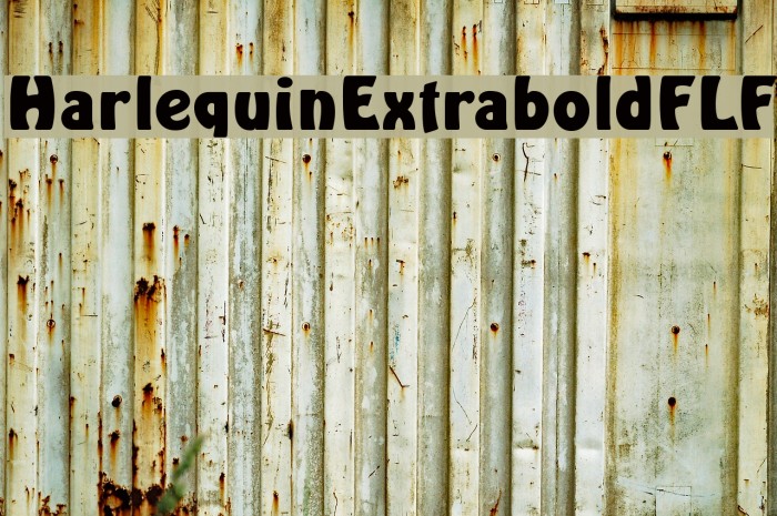 HarlequinExtraboldFLF Font examples