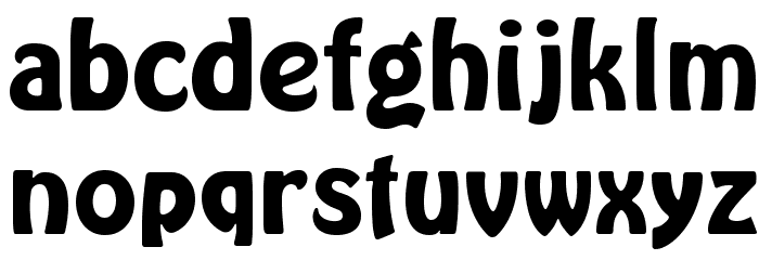 HarlequinFLF-Bold Font LOWERCASE