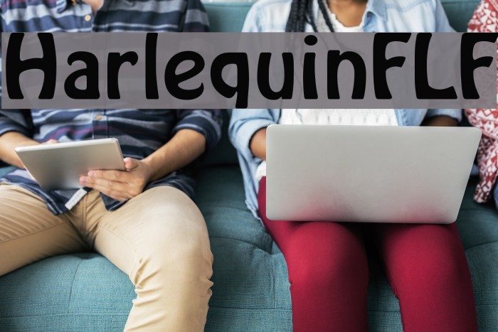 HarlequinFLF Font examples
