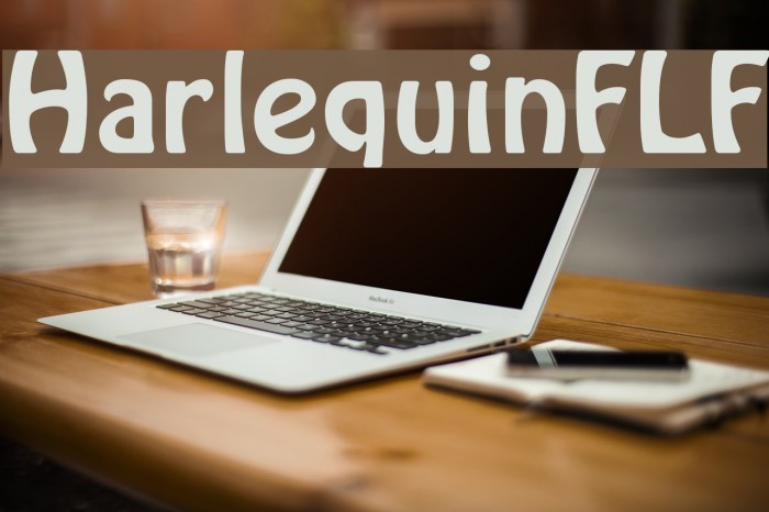 HarlequinFLF Font examples