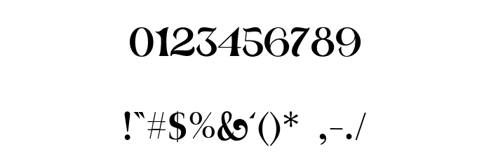 HarlerMixgiter Font OTHER CHARS