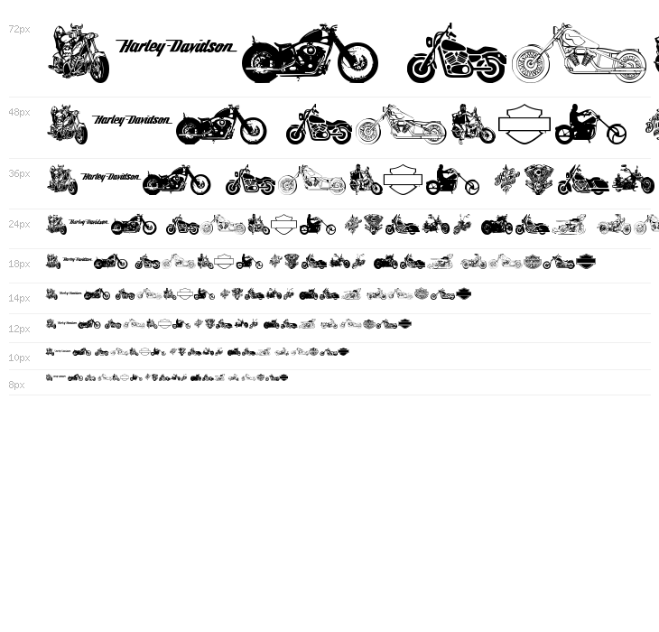 Harley Davidson Waterfall