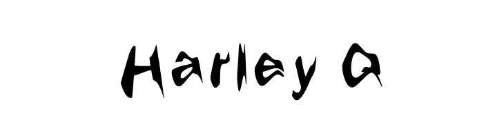 Harley Q  Frei Schriftart Herunterladen