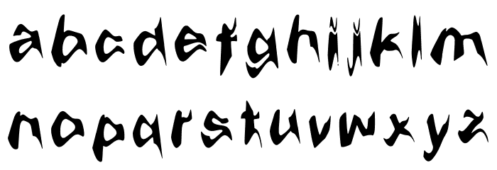 Harley Q Font LOWERCASE