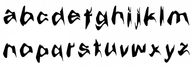 Harley Q Caratteri MINUSCOLO