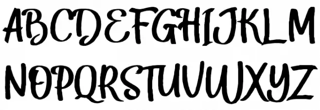 Harley Script Regular Fuentes MAYÚSCULAS