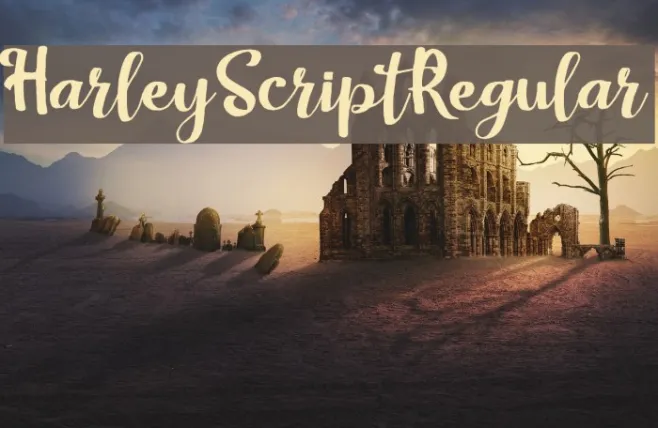 HarleyScriptRegular Example 1