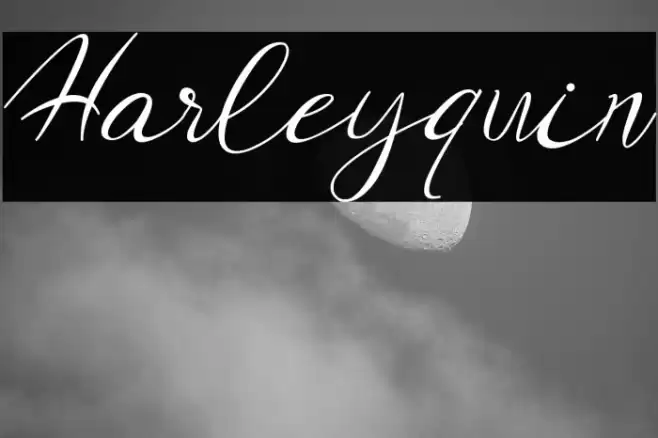 Harleyquin Font examples