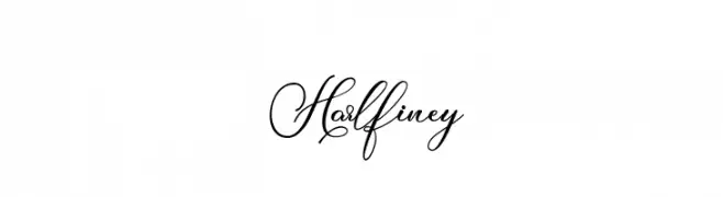 Harlfiney  Free Fonts Download