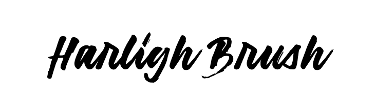 Harligh Brush  नि: शुल्क फ़ॉन्ट्स डाउनलोड